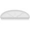 Ekena Millwork Elliptical 3 Spoke Architectural Grade PVC Combination Pediment, 58"W x 21-3/8"H x 2-3/4"P PEDPC058X215ELL03 - alternate 3